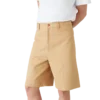 Plisserte shorts i bomull