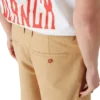Plisserte shorts i bomull