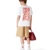 Plisserte shorts i bomull