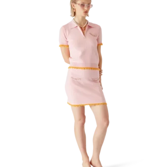 Polo-skjorte med dobbeltsidig design