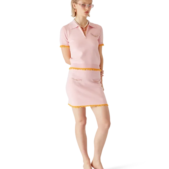 Polo-skjorte med dobbeltsidig design