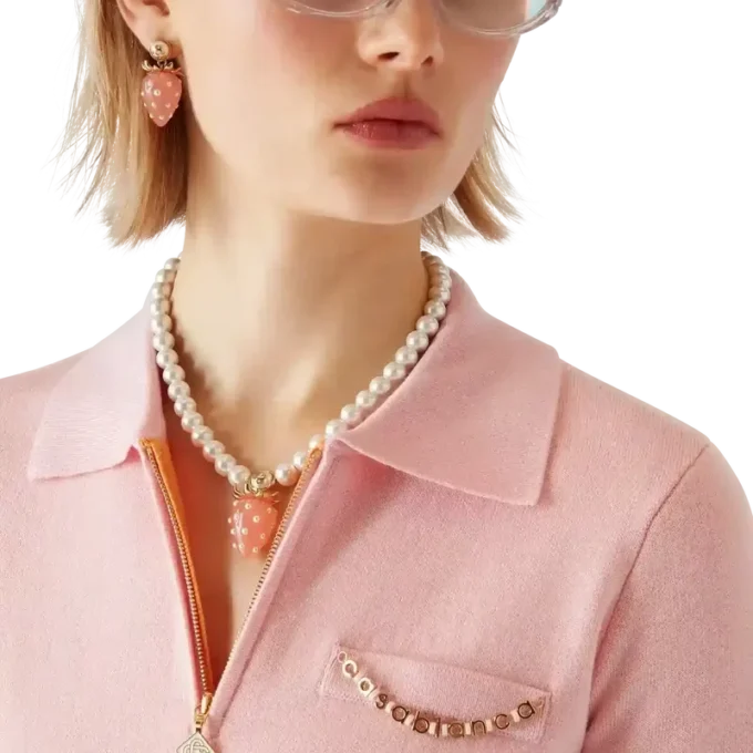 Polo-skjorte med dobbeltsidig design