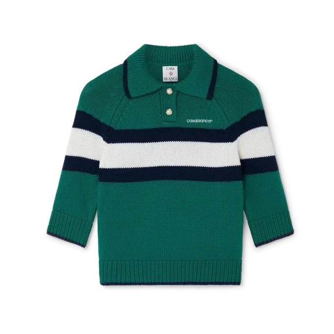 Polo-skjorte med fargeblokker