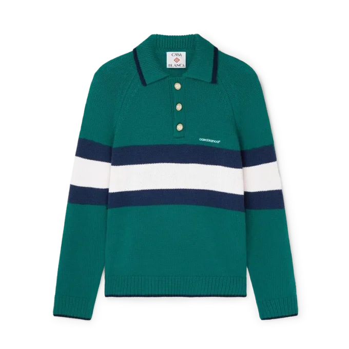 Polo-skjorte med fargeblokker