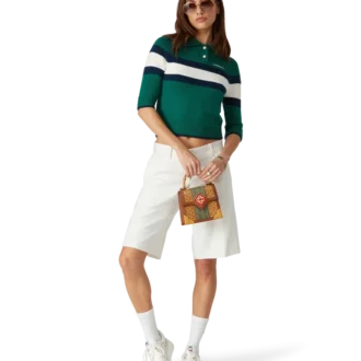 Polo-skjorte med fargeblokker