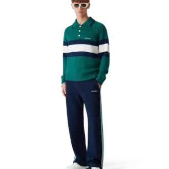 Polo-skjorte med fargeblokker