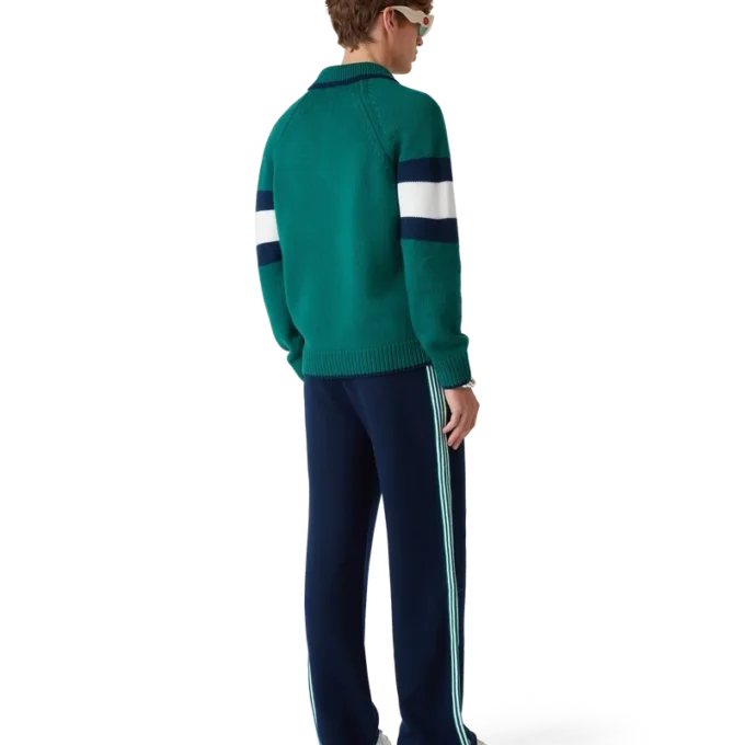 Polo-skjorte med fargeblokker