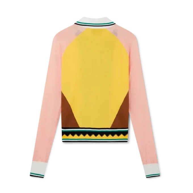 Polo-skjorte med grafiske paneler Polo-skjorte med grafiske paneler