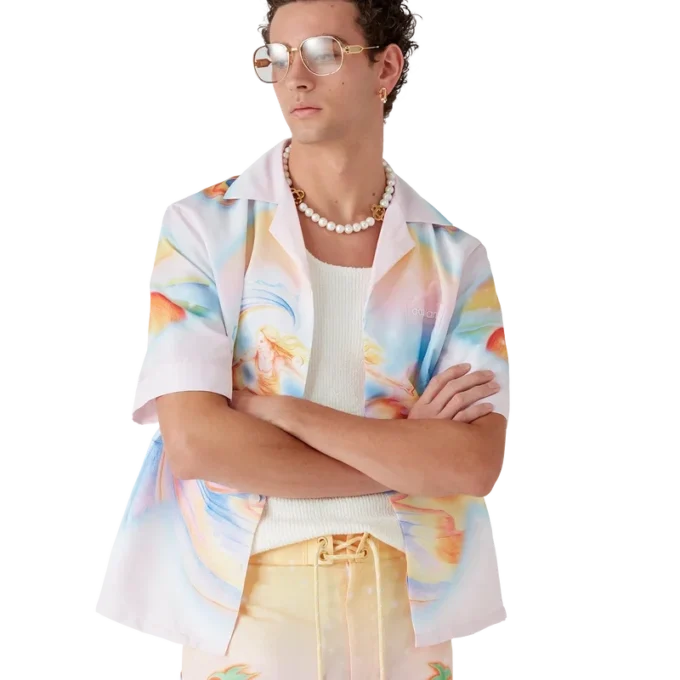 Psychedelic Nirvana-badeskjorte