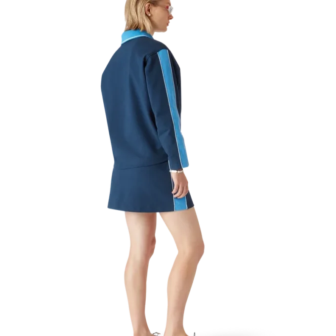 Punto Polo-sweatshirt med krage