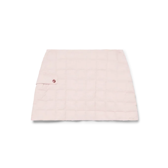 Quiltet miniskjørt i nylon