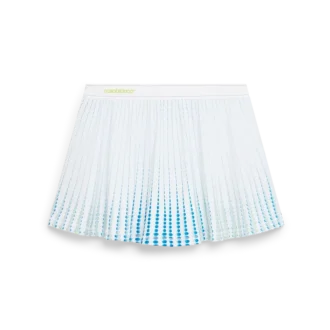 Racer-skjørt med tennis-trykk