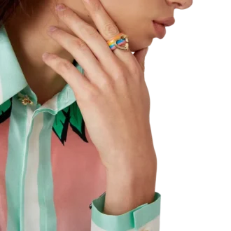 Rainbow Heart-ringen Rainbow Heart-ringen