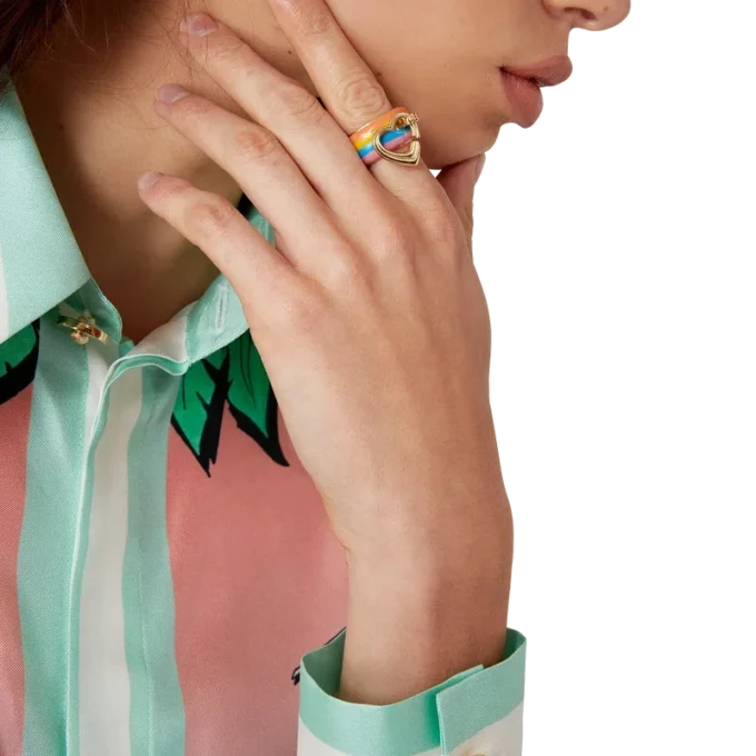 Rainbow Heart-ringen