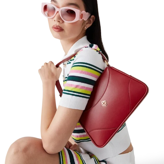 Rød Jeanne Pochette skulderveske