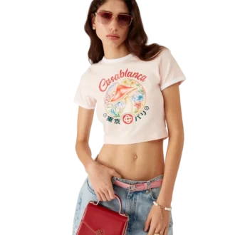 Rød Mini Jeanne-veske