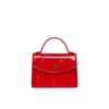 Rød Mini Jeanne-veske med emblem
