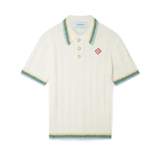 Rib Boucle-pique-skjorte