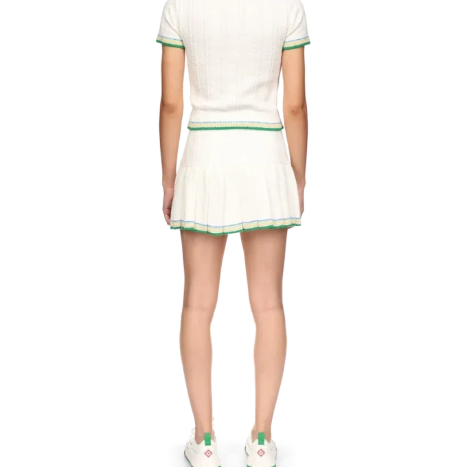 Rib Boucle-pique-skjorte