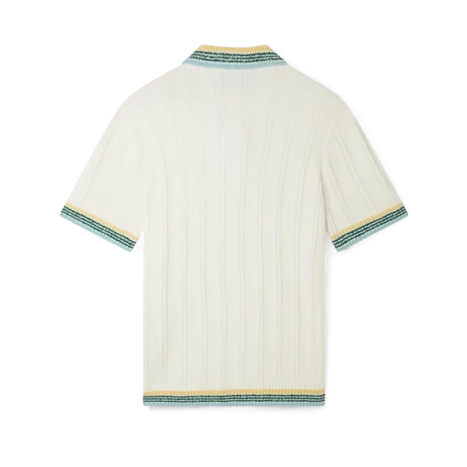 Rib Boucle-pique-skjorte