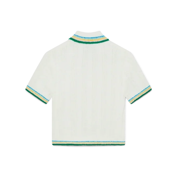 Rib Boucle-pique-skjorte