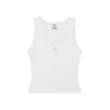 Ribbet jersey-tanktop