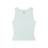 Ribbet jersey-tanktop