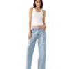 Ribbet jersey-tanktop