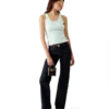 Ribbet jersey-tanktop