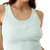 Ribbet jersey-tanktop