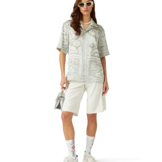 Sacred Stone silke-skjorte