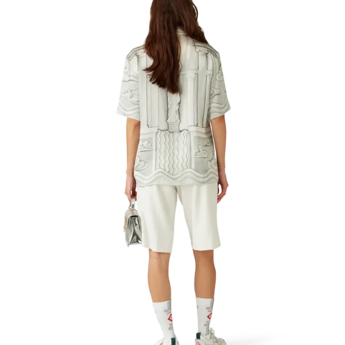 Sacred Stone silke-skjorte