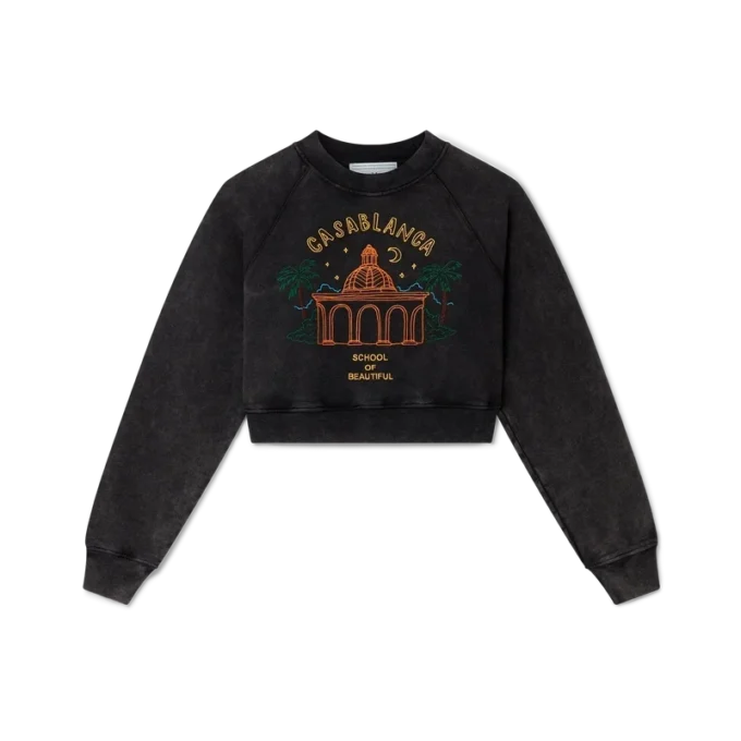 School of Beautiful kort sweatshirt
