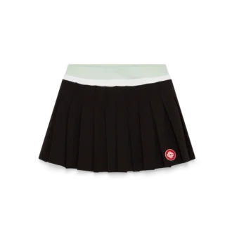 Scuba-plissert miniskjørt