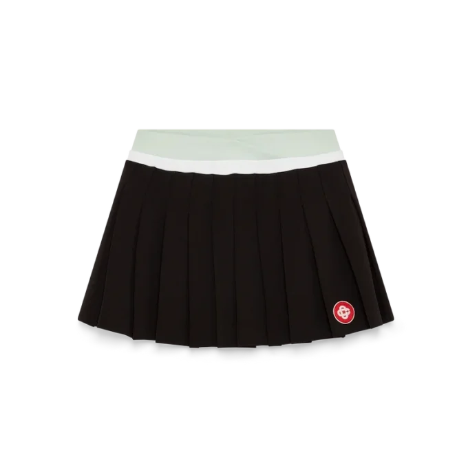 Scuba-plissert miniskjørt