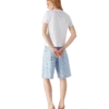 Shorts med kort erme og Crystal Warped-logo