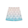 Silk Shorts med gradient-hjerte-monogram