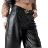 Skater-shorts i skinn Skater-shorts i skinn