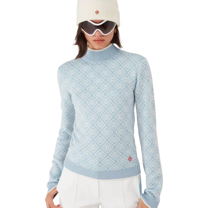 Ski Monogram High Neck Top