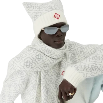 Ski Monogram Mohair Beanie