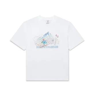 Ski-T-skjorte med korte shorts