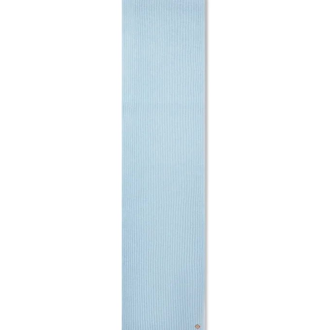 Skiskjerf i ribbestrikket ull