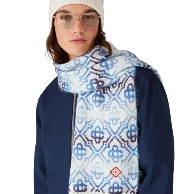 Space Dye Monogram-skjerf