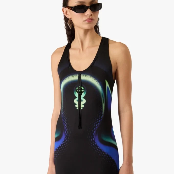 Sporchid Slinky maxi-kjole