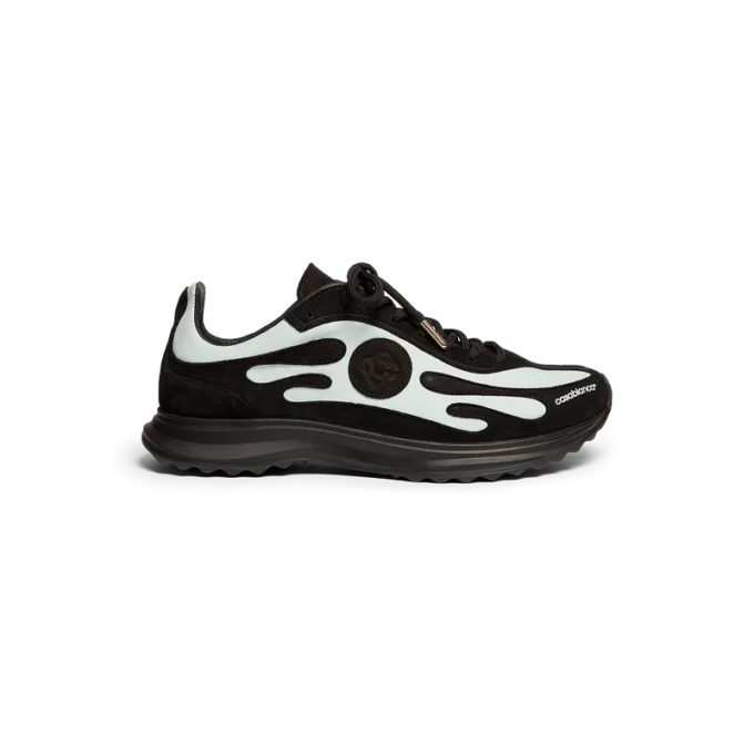 Stade-sneakers for menn i svart og mint