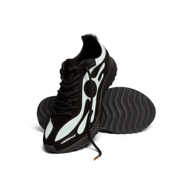 Stade-sneakers for menn i svart og mint