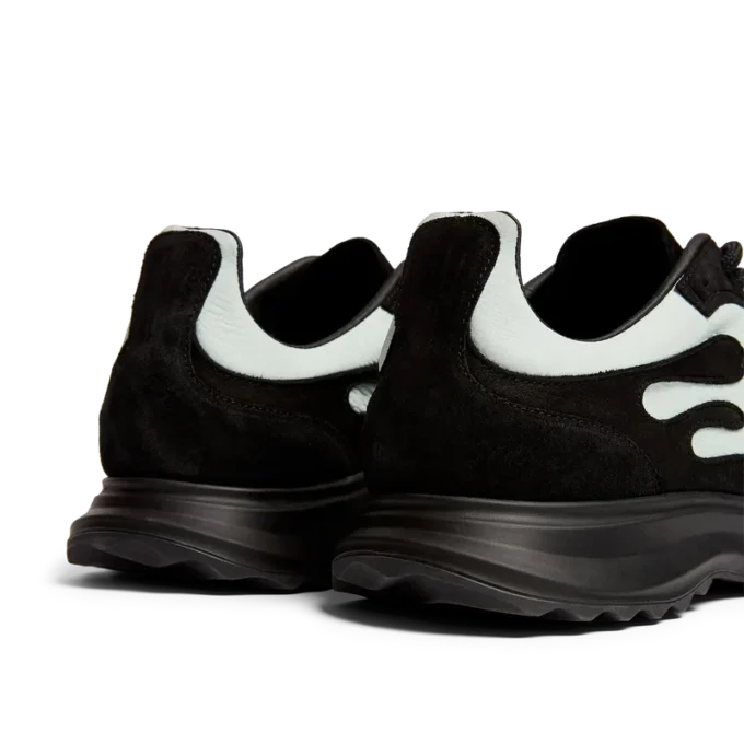 Stade-sneakers for menn i svart og mint