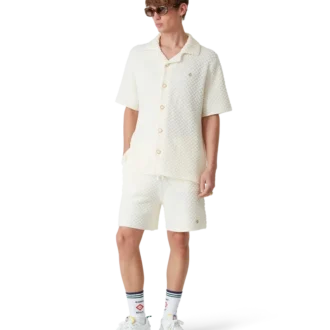 Strikkede shorts med struktur