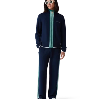 Strikket tennisjakke