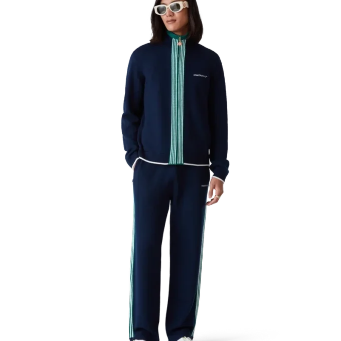 Strikket tennisjakke